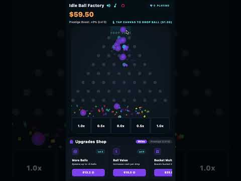 Idle Ball Factory: Drop & Earn video thumbnail