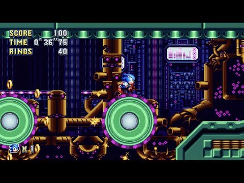 Sonic Mania: Metallic Madness Zone Act 2 (Sonic) [1080 HD]
