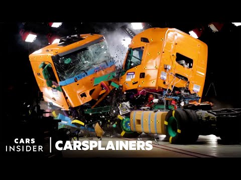 How Semitrucks Are Crash Tested | Carsplainers | Insider Cars