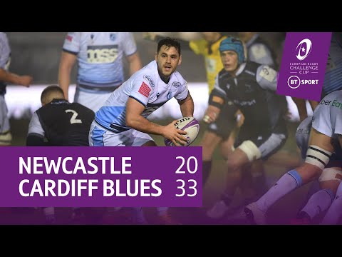 Newcastle Falcons vs Cardiff Blues (20-33) | Challenge Cup Highlights