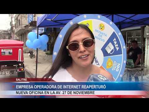 DVNET reapertura sus oficinas en el cantón Salitre