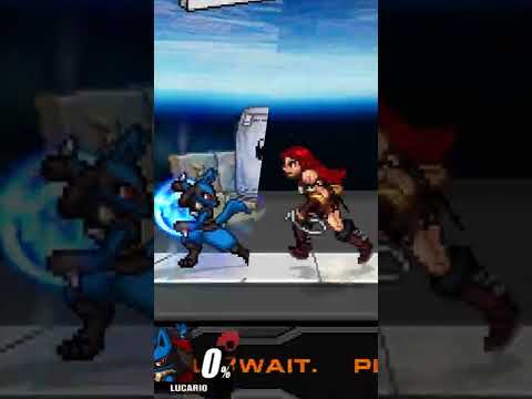 LUCARIO *HUMILIATES* SIMON!?⛔⛔ [Part 1] (SUPER SMASH FLASH 2) #shorts
