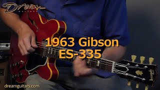 Video thumbnail for 1963 Gibson ES-335 by Dream Guitars