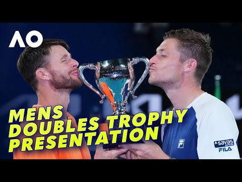 2026 Australian Open Mens Doubles Final trophy presentation | Wide World of Sports