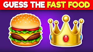 Guess the Fast Food Restaurant by the Emojis 🍔🍟