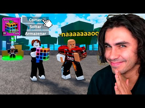 EATING CREATION IN FRONT OF SCAMMERS... Blox Fruits