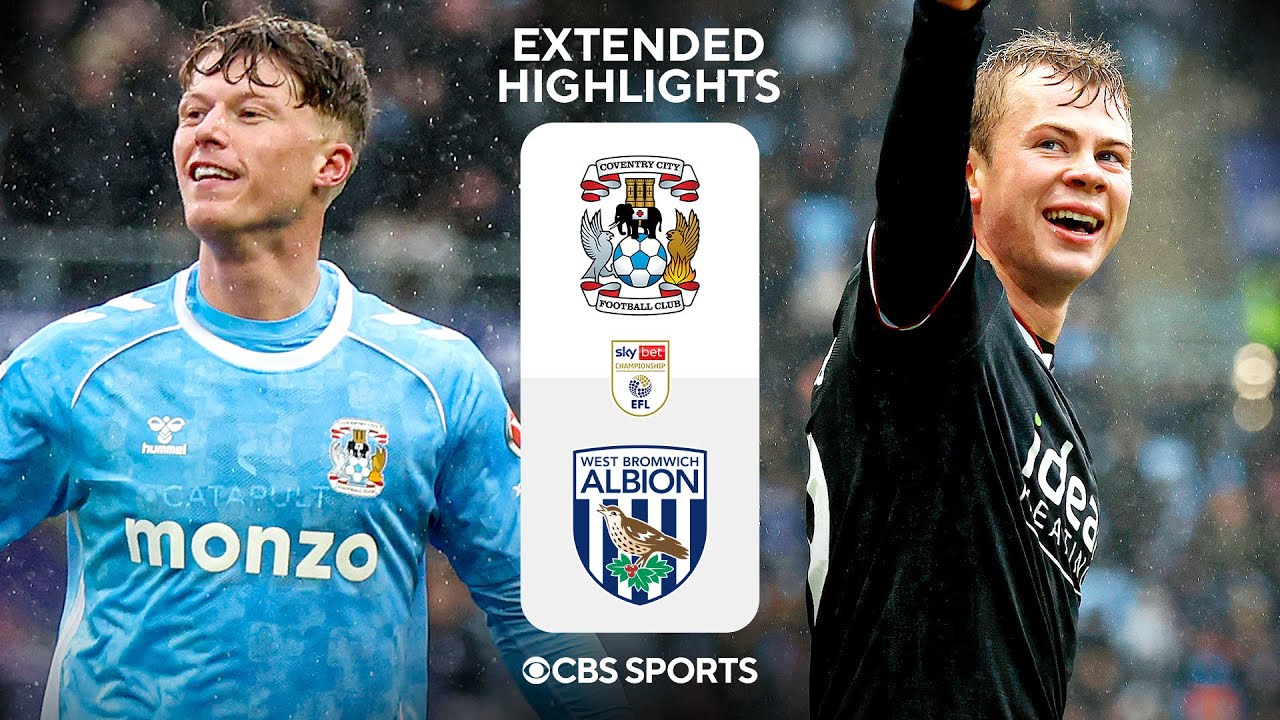 Coventry City vs. West Bromwich Albion: Extended Highlights | EFL Championship | CBS Sports Golazo
