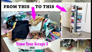 ♻️ 2025 - TAME YOUR SCRAPS! ♻️ FABRIC BOLT 3 From SCRAPS! | 12 YARDS (x20") OF SCRAP FABRIC!