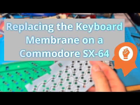 Changing the membrane on Commodore SX-64. DO NOT make this mistake! Watch…