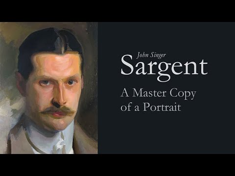 Painting a Master Copy after John Singer Sargent