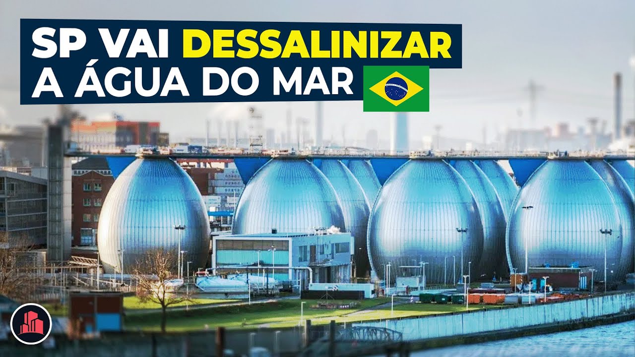 Começou o MAIOR PROJETO de Dessalinização do Brasil em São Paulo!