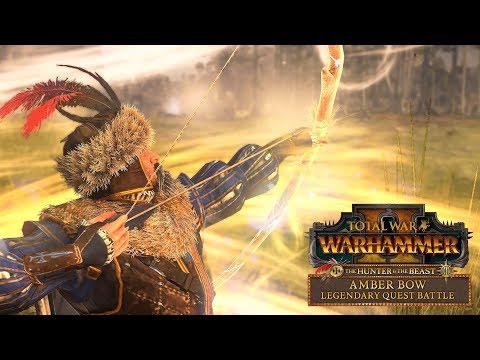 THE HUNTER & THE BEAST - THE AMBER BOW (Legendary Wulfhart Quest Battle) - Total War: Warhammer 2