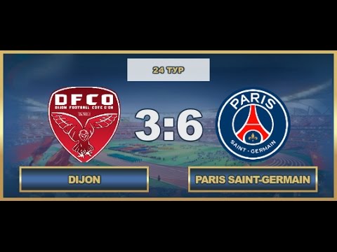 AFL.  France.  Ligue 1.  Tour 24. Dijon - Paris Saint-Germain