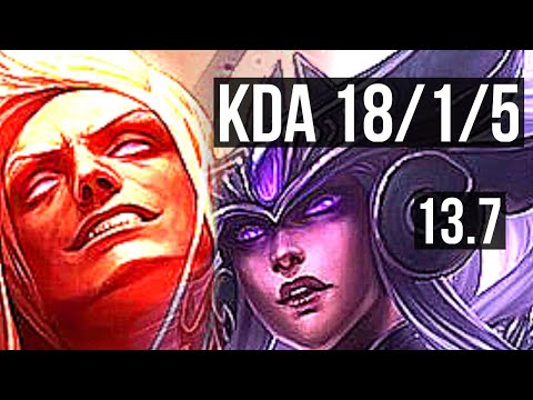 VLAD vs SYNDRA (MID) | Quadra, 18/1/5, Legendary, 67% winrate | KR Master | 13.7