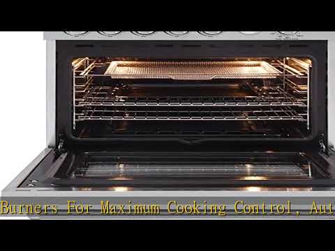 FORNO Lazio Full Gas 30" Inch. Freestanding Range with 5 Italian Sealed Burners Cooktop - 4.32 Cu.F