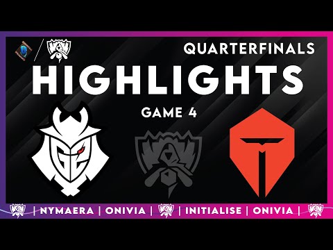 G2 vs TES Highlights Game 4 | Worlds 2025 Quarterfinals | G2 Esports vs Top Esports