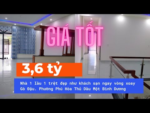 Giảm giá sâu bán gấp nhà 1 lầu 1 trệt gần Becamex Tower. DT 119m2. Đường ô tô