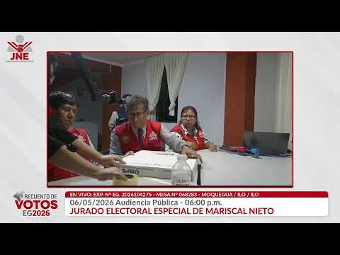 06/05/2026 Audiencia Publica 06:00 p.m.  JEE MARISCAL NIETO