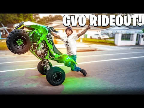 THE MOST INSANE MIAMI RIDEOUT EVER ! ( GVO RIDE OUT PART 1 ) | BRAAP VLOGS