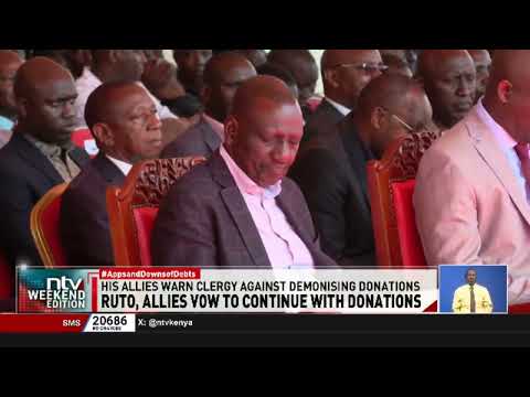 President Ruto defends church donations amid criticism from Catholic Bishops