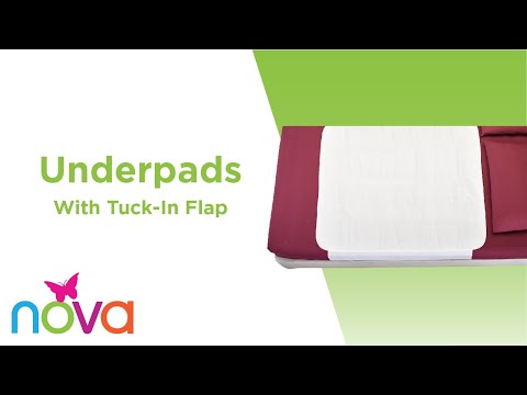 Underpad with Tuck-In Flaps