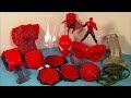 2004 SPIDER MAN 2 SET OF 8 BURGER KING COLLECTION MOVIE TOY S VIDEO REVIEW