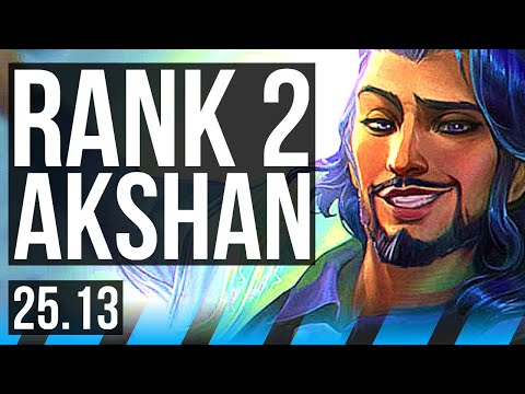 AKSHAN vs SYLAS (MID) | Rank 2 Akshan, Legendary, 19/3/8, Rank 15 | EUW Challenger | 25.13