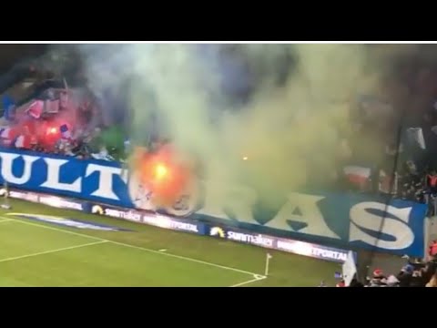 Ultras Hansa Rostock vs. Sportfreunde Lotte! Support, Pyro and choreo!! 16.12.2017