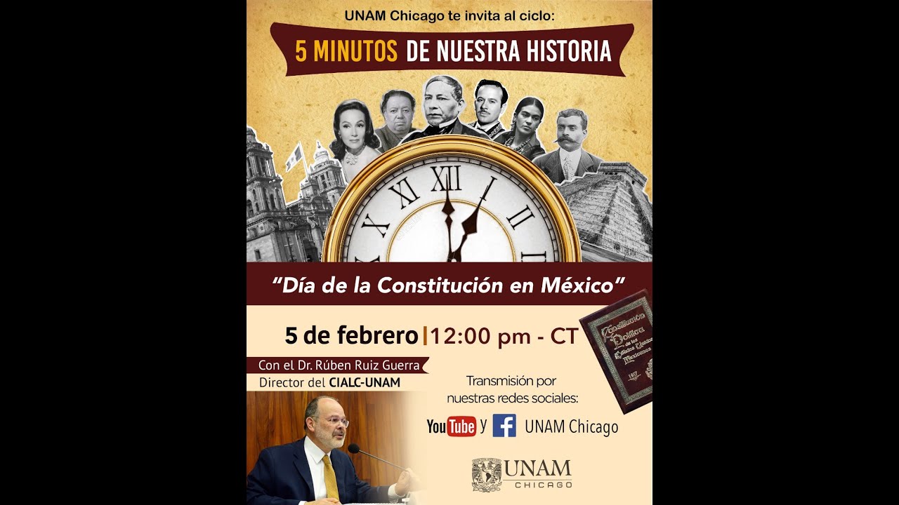 5 MINUTOS DE NUESTRA HISTORIA: 5 DE FEBRERO DÍA DE LA CONSTITUCIÓN MEXICANA