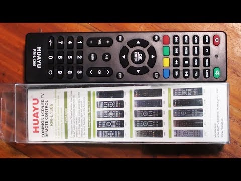 YouTube video about: How to program huayu universal remote control?