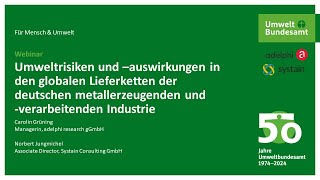 Umweltrisiken & -auswirkungen in den globalen Lieferketten der deutsch