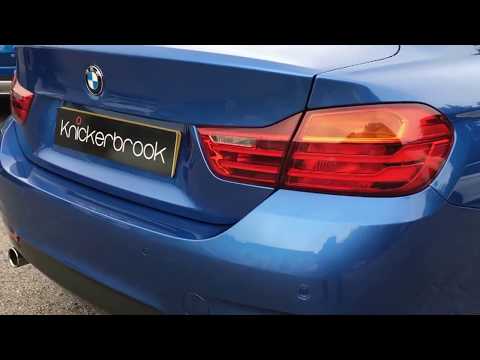 BMW 420d M Sport Coupe in Estoril Blue 2014 '14'