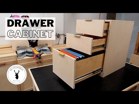 DIY Drawer Cabinet | Drawer Making and Installation // Plans available
