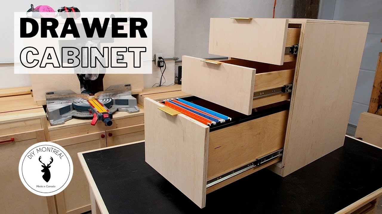 Watch video DIY Drawer Cabinet | Drawer Making and Installation // Plans available Now DIY Drawer Cabinet | Drawer Making and Installation // Plans available