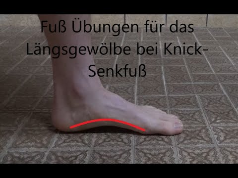 Fuß Übungen für dein Längsgewölbe bei Knick- Senkfuß