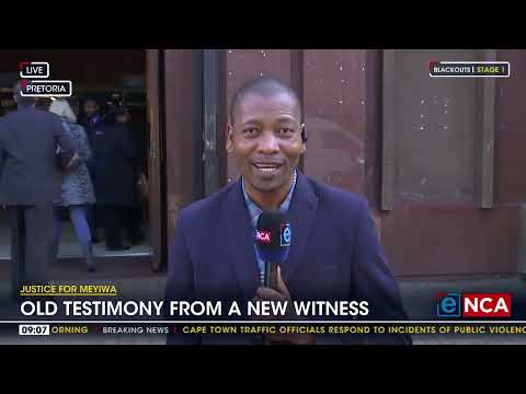 Justice For Meyiwa New witness tells all