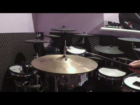 Sabian hi-hat 18" #2 - HHX Legacy crash + AAX Aero crash
