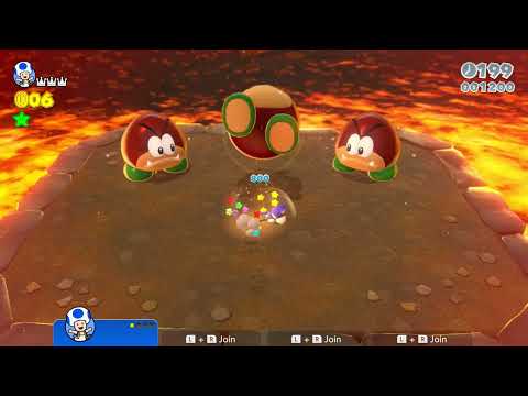Super Mario 3D World + Bowsers Fury speedrun: World 2-A: Time:7