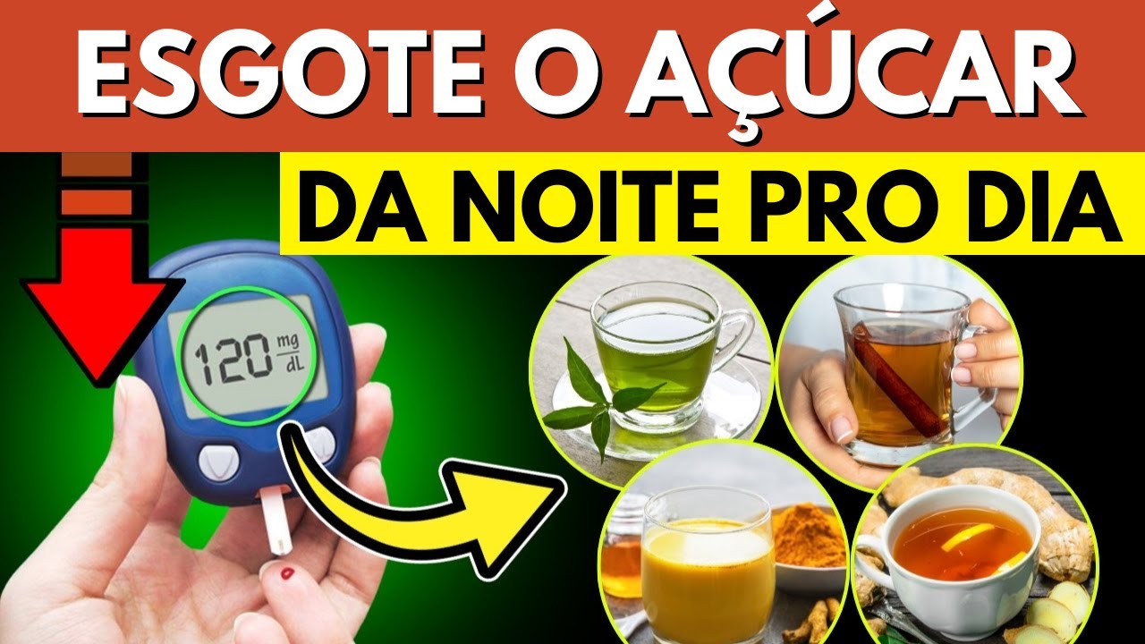 Elimine o açúcar no sangue da noite para o dia bebendo essas 8 SUPER bebidas
