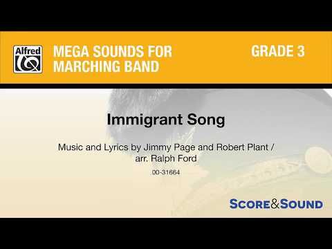 Immigrant Song, arr. Ralph Ford – Score & Sound