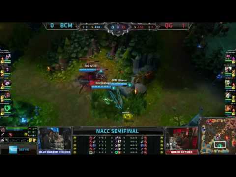 ♠ SEASON 4 ♠ || Queen Gypsies vs Blue Caster Minions  Game 2 semifinals NACC 2014  QG vs BCM G2