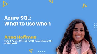Azure SQL: What to use when - AMA
