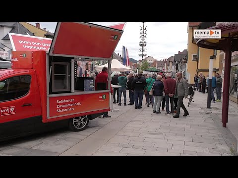 MEMA TV NEWS - SPÖ Kaffeemobil in Kindberg