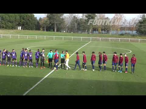 U17 National / Toulouse FC - Muret 2019-2020 / Entrée des équipes