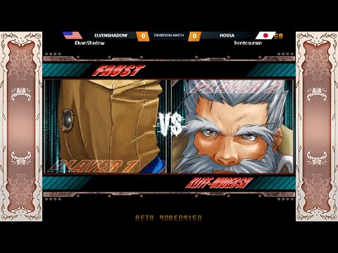 Guilty Gear XX Accent Core Plus R FT 10 - ELVENSHADOW (Faust) VS HOSSA (Kliff)