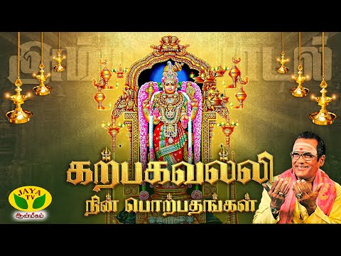 கற்பகவல்லி நின் பொற்பதங்கள் | Karpagavalli Nin Porpathangal | T.M. Soundararajan  | JayaTv Aanmeegam