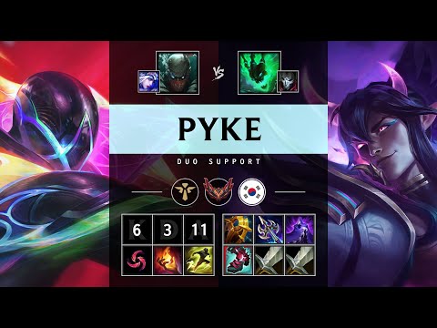 Pyke Support vs Thresh - KR Grandmaster Patch 25.08