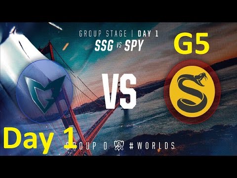 SSG vs SPY Game 1 Highlights - 2016 Worlds Group Stage - Day 1