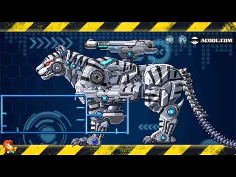 Toy Robot War:Robot Snow Tiger Video