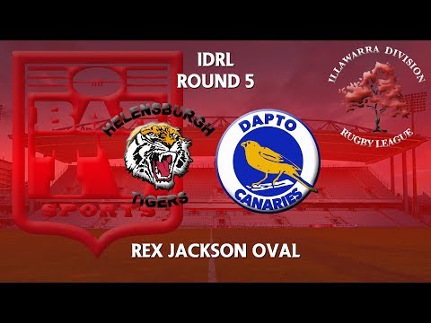 2018 Illawarra RL 1st Grade Round 5 - Helensburgh Tigers v Dapto Canaries